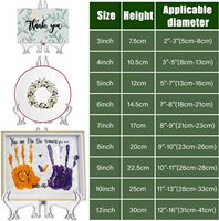 Supports d'affichage en plastique transparent pour assiettes, supports pour cadres photo, livres sur étagères et comptoirs, chevalet en acrylique transparent