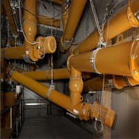 Convoyeur à vis flexible en acier inoxydable, élévateur à vis avec capacité de 120 t/h, résistant à la chaleur