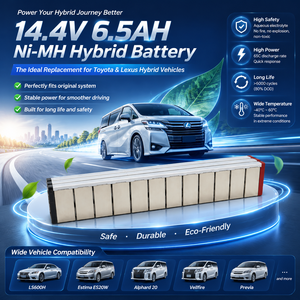 Soporte Postventa, Nueva Batería Híbrida para Automóvil NI-MH <span class=keywords><strong>de</strong></span> 14.4V 6.5Ah para Toyota Lexus, Baterías para Automóviles Directamente <span class=keywords><strong>de</strong></span> Fábrica, Alta Seguridad - Product Image 1