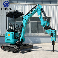 Mini-excavatrices 1 tonne 2 tonnes 3 tonnes Mini-excavatrice la moins chère