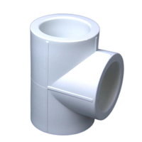 Vente en gros de raccords de tuyauterie en plastique PPR blanc Accessoires pour matériaux de plomberie de construction