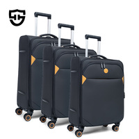 Valise de voyage d'affaires de luxe de haute qualité, 4 roues, style vintage classique, légère, en polyester, imperméable