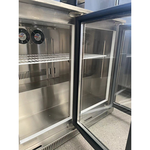 VICTORY KITCHEN MINI Armoire Réfrigérée Professionnelle en Acier Inoxydable à Double Porte pour Aliments et Vins, Capacité 300kg, Fournitures Hôtelières et de Restauration - Product Image 2