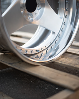Roues de voiture forgées RCSR personnalisées de 16, 17, 18, 19, 20 pouces, 2 pièces, 3 branches, 5X112, 5X108, 5X114.3, 5X120, jantes profondes polies