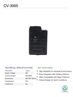 Contrôleur principal de capteur de vision Keyence CV-3000 d'occasion, double entrée caméra, Ethernet intégré, automatisation industrielle