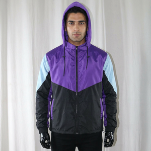 Wholesale High Quality Lightweight Outdoor Active Top <b>Canvas</b> Windbreaker <b>Jacket</b> with Stand Collar and Front FINER THREADS - Product Image 1