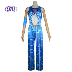 ชุดคอสเพลย์ HSIU อนิเมะ <span class=keywords><strong>JOJO</strong></span> บิสเซอร์ เอเวนเจอร์ คูโจ โจลีน สไตล์ใหม่ ชุดสีเขียว - Product Image 4