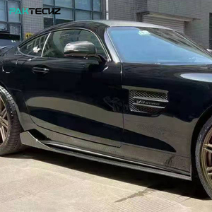 Paktechz Kit de carrosserie en fibre de carbone sèche jupe latérale pour <span class=keywords><strong>Mercedes</strong></span> Benz AMG GT GTS C190 - Product Image 4
