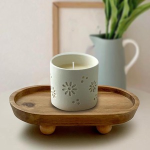 Plateau à <span class=keywords><strong>savon</strong></span> ovale <span class=keywords><strong>en</strong></span> <span class=keywords><strong>bois</strong></span> d'acacia de style ferme moderne, socle <span class=keywords><strong>en</strong></span> <span class=keywords><strong>bois</strong></span> pour service ou vanité - Product Image 2