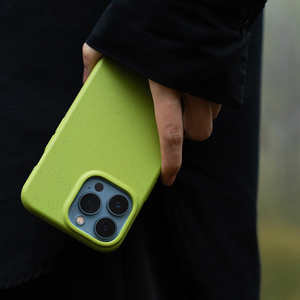 Rơm Lúa Mì 100% Phân Hủy Sinh Học Điện Thoại Di Động Trường Hợp Đối Với <span class=keywords><strong>iPhone</strong></span> 12 14 15 16 Cộng Với Pro Max - Product Image 5