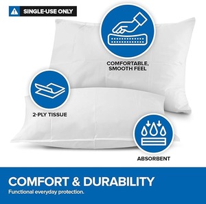 Respirant Non Tissé Rectangle Couverture De Lit Taies D'oreiller Jetables pour Hôtel Massage Spa Club Salons Voyages D'affaires Voyage - Product Image 6