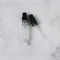 Bon prix vide en verre mini bouteille de parfum aluminium métal rechargeable atomiseur de parfum vaporisateur