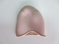 Ouch Pouch Coussinet pour les orteils en gel de silicone et tissu, doux et respirant, pour l'entraînement et la danse des adultes
