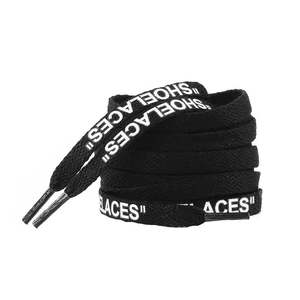 OLIAN OW Impreso "ShoeLaces" <span class=keywords><strong>SB</strong></span> Dunks Cordones bajos para zapatillas OW <span class=keywords><strong>Air</strong></span> F-orce Jor-dans Shoelace Custom Logo AF Cordones planos - Product Image 2