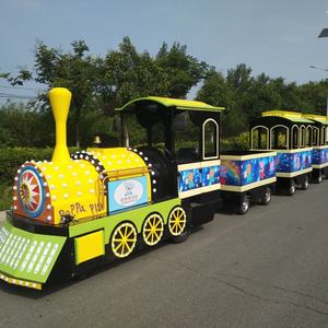 Tren turístico eléctrico sin rieles de Peppa amarillo para niños, centro comercial interior y paseos en tren para niños, equipo de entretenimiento - Product Image 5