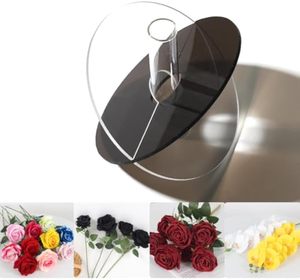 แจกันอะคริลิคใสแบบเรียบง่ายสำหรับโต๊ะอาหารทันสมัยผลิตจากโรงงาน - Product Image 1