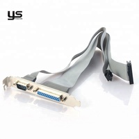 Cable de Soporte para Puerto Serie RS232 DB9 Macho a Conector de Placa Base IDC de 9 Pines para Enlace de Comunicación de PC Industrial