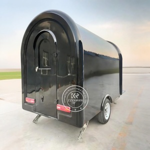 Camion automatico per strada Mobile completamente attrezzato camion per caffè, rimorchio per cibo rotondo, piccolo rimorchio di concessione - Product Image 6