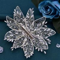 Diadème de mariée en diamants de haute qualité, fait à la main, avec des perles et des strass, peigne pour cheveux de mariage