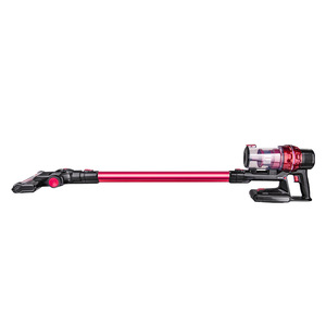 Zech Cordless Rod Vacuum Cleaner 201-400W Red And Gray Flat Suction Nozzle Dry Use - Product Image 2