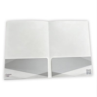 Tarjeta de Visita Personalizada A4 con Doble Bolsillo, Papel Offset Laminado, Impresión Offset (Sin Compra Directa)