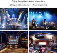Professional 15 Inch 250W Acoustic Bass BOX Guitar Keyboard Combo Amplifier Active Speaker Wooden Case Portable 1 Channel EQ for