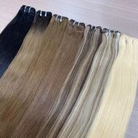 Nouvelles Extensions de Cheveux Humains Naturels 2026, Couleur Piano Highlight, 100% Cheveux Russes, Tissages en Paquets pour Salons