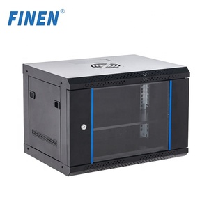 Gabinete de Rack de Pared para CCTV FINEN OEM de 19 Pulgadas, 6U, <span class=keywords><strong>7U</strong></span>, 8U, 9U, con Ventilador y Estante - Product Image 6
