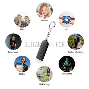 An toàn cá nhân báo động dropshipping cá nhân Keychain báo động tự vệ xách tay 130dB an toàn trẻ em dễ thương cá nhân báo động - Product Image 3