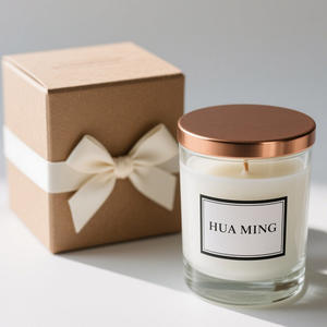 Kustom merek Logo dan kemasan Label pribadi minyak wangi stoples kaca beraroma lilin mewah dengan kotak hadiah - Product Image 2