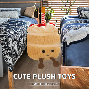 Peluche personnalisée super douce pour bébé, confortable, mignonne, animaux de dessin animé, lapins, chiots, vaches, machine à griffes distributrice, rembourrage en coton PP - Product Image 2