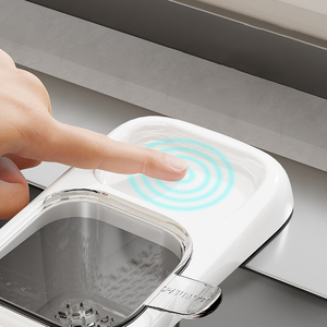 Wiederverwendbarer Saugnapf-Spülbeckenfilter Lebensmittelreste-Auffänger Abflusssieb für Küchenspüle Einfach zu Installieren und zu Reinigen Haushalt Küche - Product Image 3