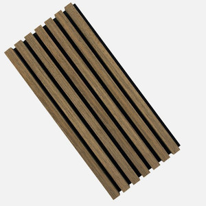 Paneles acústicos de listones de madera profesionales de diseño moderno para decoración de pared - Product Image 1