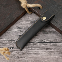 Étui à stylos et lunettes en cuir véritable Crazy Horse, petit format, durable pour usage quotidien, couleur personnalisable, idéal pour le dropshipping