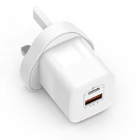 Pengisi Daya Cepat GaN 33W Portabel PD3.0 USB Type-C Adaptor Dinding OVP OTP Kompatibel dengan iPhone 16 16 Pro Adaptor Daya Ponsel