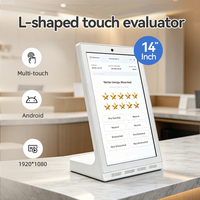 14/15.6 İnç Restoran Masaüstü Standlı WiFi Küçük Ekranlı Android Dijital Menü Video Reklam Paneli Ekran Tablet Oynatıcı