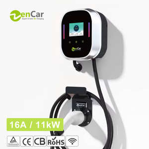 <span class=keywords><strong>Mode</strong></span> de vente chaude <span class=keywords><strong>3</strong></span> <span class=keywords><strong>Wallbox</strong></span> 11kW EV Chargeur <span class=keywords><strong>Type</strong></span> <span class=keywords><strong>2</strong></span> Station de charge avec WiFi APP IP66 pour une utilisation intérieure et extérieure - Product Image 1