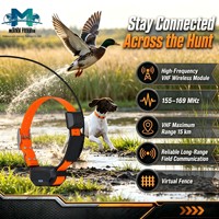 Collar Localizador Profesional para Perros de Caza de Doble Modo con GPS y Radio VHF, Resistente al Agua IP68, Localizador para Múltiples Perros para Entrenamiento al Aire Libre