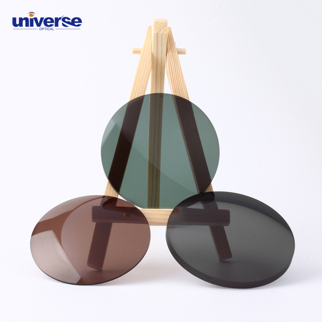 Optical Sun Lens Prescription Plano Sunglasses Lenses Tinted CR39 Polarized UV400 Eye Protection Outdoor Sun Lenses