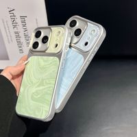 Coque de téléphone antichute en TPU ondulé effet milkshake tendance pour iPhone 17 Pro Max 16 15 14 13 12