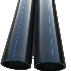 Hdpe צינורות פלסטיק dn50 * 4.6 מ "מ pe100 עבור השקיה מים ריתוך ניקוז עמיד בפני קשיחות גבוהה ניקוז עירוני - Product Image 2