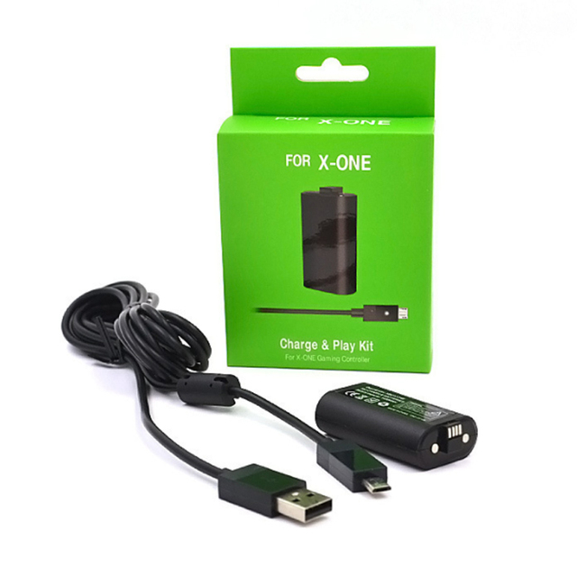 Charger Set for Xboxes One Controller Rechargeable Battery Pack for Xboxes One Gamepad USB Charging Cable
