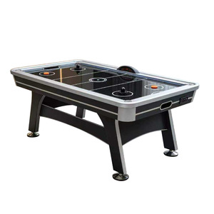 Table de <span class=keywords><strong>jeu</strong></span> de <span class=keywords><strong>hockey</strong></span> sur <span class=keywords><strong>air</strong></span> simulateur de 7 pieds (84 pouces) avec bande LED, prix de gros usine, boules et marteaux offerts - Product Image 6
