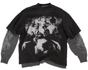 Sudadera corta cuadrada con media cremallera de algodón de primera calidad para hombre, Sudadera con capucha bordada transpirable, logotipo personalizable, ropa de calle de invierno - Product Image 4