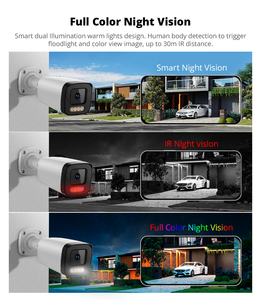 Veezoom 6CH 5MP Full Color Night Vision <span class=keywords><strong>H.265</strong></span> Network IP CCTV System Audio bidireccional Bullet Poe Cámara de seguridad con datos en la nube - Product Image 5