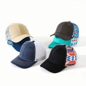 Casquette Snapback Unisexe 6 Panneaux Unie et Vierge, 30 Couleurs en Stock, Casquette Trucker Richardson 112 pour Homme avec Maille – Vente en Gros - Product Image 2