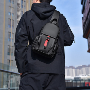 Unisex Shoulder Crossbody Bag Waterproof Tear Resistant Large Capacity Sling Chest Bag for Outdoor Sport Running Cycling - Product Image 5