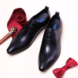 รองเท้าหนังแท้คุณภาพสูง ระบายอากาศได้ดี สำหรับผู้ชาย หัวแหลม สวมใส่ได้ทั้งลำลอง ธุรกิจ และงานทางการ สำหรับฤดูใบไม้ร่วง - Product Image 2