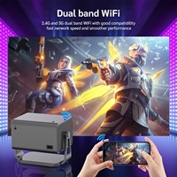Projecteur 1080P avec moteur lumineux indépendant et intégré, 500 lumens ANSI, mise au point automatique, Wi-Fi 5G, Android 14.0, Allwinner H727, projecteur intelligent