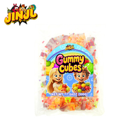 Chinese fabrikant verkoopt groothandel dikke, fruitachtige gummy-vierkantjes met 50% sapgehalte, perfect voor afternoon tea.